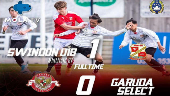 Garuda Select vs Swindown Town U-18 0-1 GOL Whitfield 87'