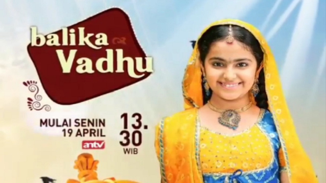 Serial India terbaru ANTV, Balika Vadhu. (Foto: Instagram @antv_official)