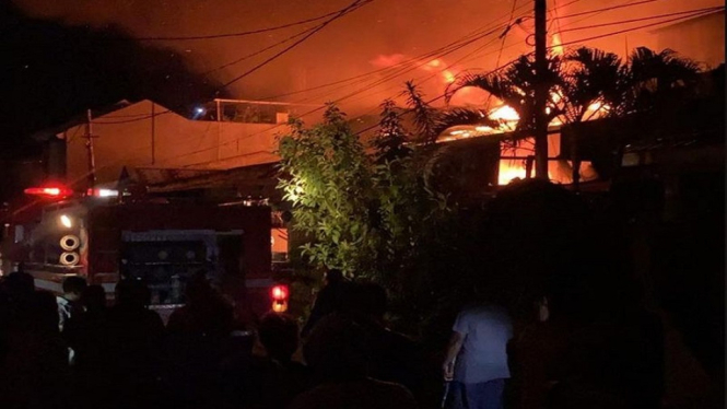 Delapan Rumah di Perumnas I Waena Jayapura, Papua, Terbakar, Ini Kata Polisi (Foto Instagram)