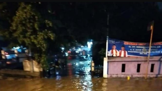 Hujan Deras, Sejumlah Wilayah di Kota Depok Kebanjiran