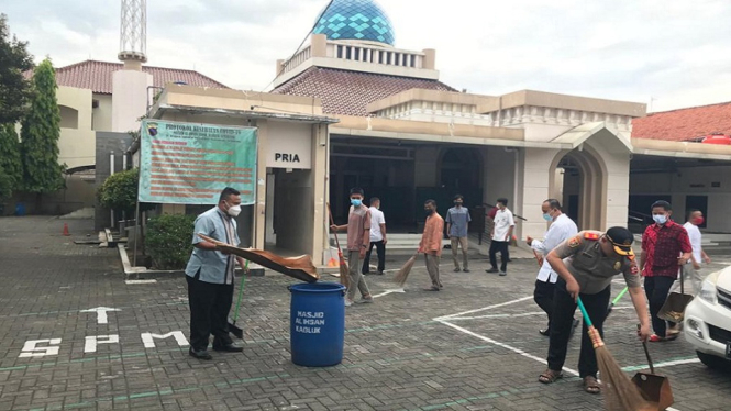 Sespimmen Polri Angkatan 61 Gelar Baksos dan Bagikan 1000 Masker (Foto Istimewa)