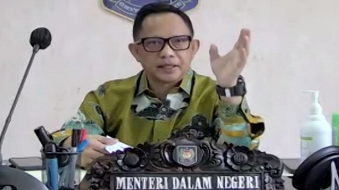 Mendagri Tito Karnavian: Pemulihan Ekonomi Tak Bisa Dilakukan Tanpa Pengendalian Covid-19 (Foto Puspen Kemendagri)