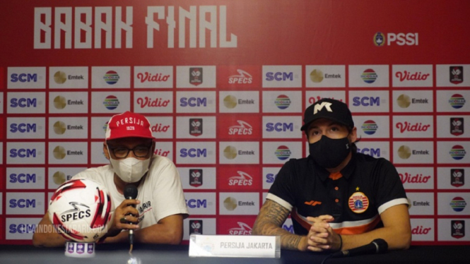 Final Leg Pertama Persija Incar Hasil Positif Sudirman dan Mark Klok