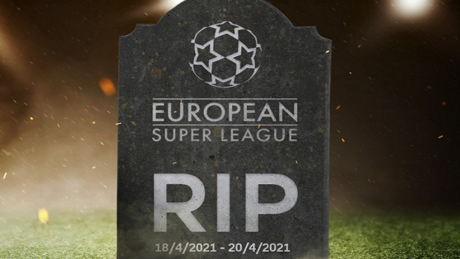 Liga Super Eropa mati sebelum dimulai
