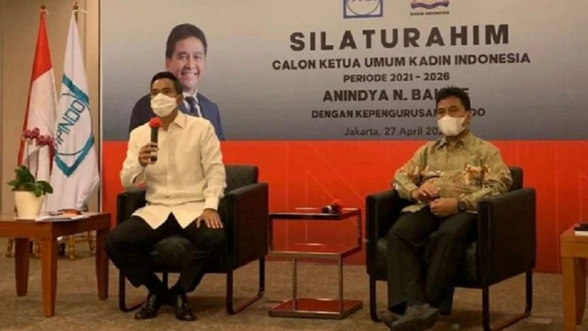 Menuju 2024, Ketua Umum Apindo Nyatakan Tak Lagi Mau Tutup Mata Soal Politik (Foto Ketum Apindo saat menerima kunjungan Anindya Bakrie-Istimewa via VIVA)