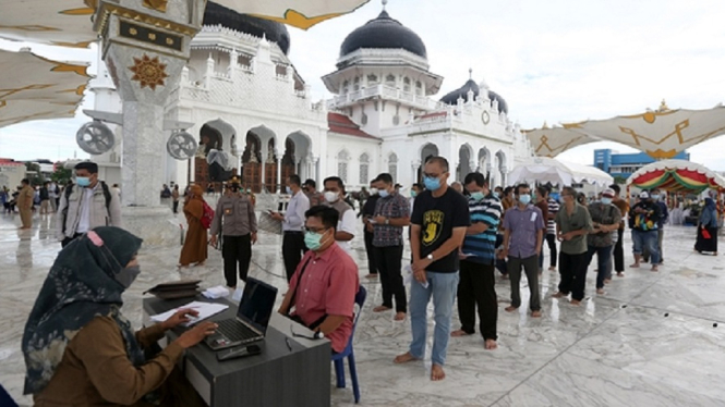 Masjid Siap Jadi Sentra Vaksinasi Covid-19 dan Prioritaskan Lansia (Foto RRI)