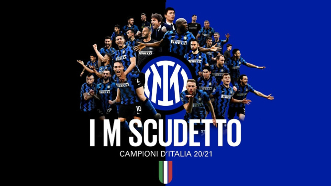 Inter Milan Dinobatkan Sebagai Jawara Serie A Italia 20202021, Usai Penantian 11 Tahun (Foto Twitter)