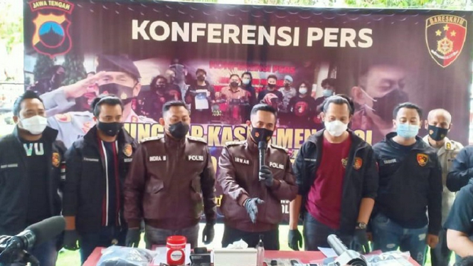 Sindikat Pencurian Mobil Mewah Disikat Satreskrim Polrestabes Semarang (Foto Humas Polrestabes Semarang)