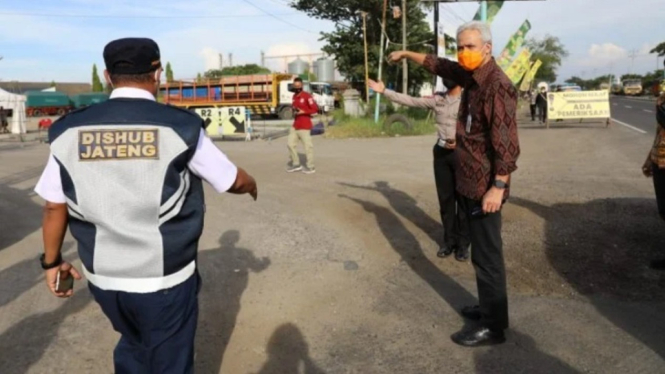 Tolak Pemudik, Gubernur Jateng Minta Petugas Jaga Jalur Tikus