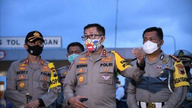 Viral Penyekatan Mudik di Cikampek Bikin Macet, Ini Kata Kakorlantas Irjen Istiono (Foto Dok. Korlantas Polri via Republika.co.id)