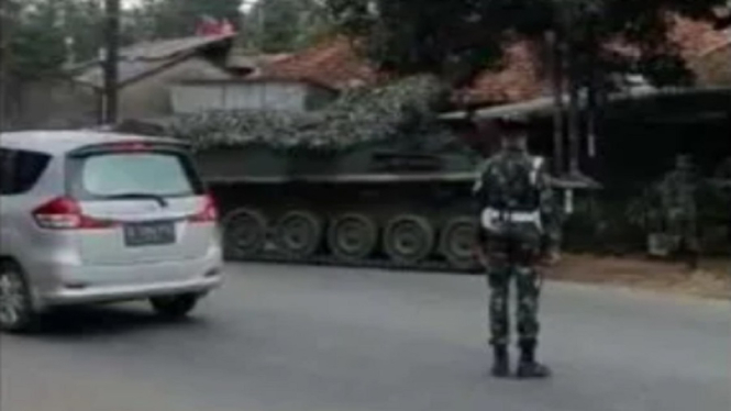 Kodam Jaya Bantah Kerahkan Tank untuk Cegat Pemudik di Perbatasan Bekasi-Bogor