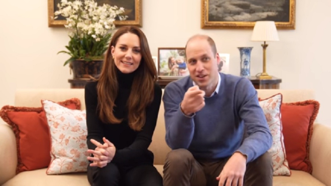 Pangeran William dan Kate Middleton Buka Kanal YouTube Pribadi
