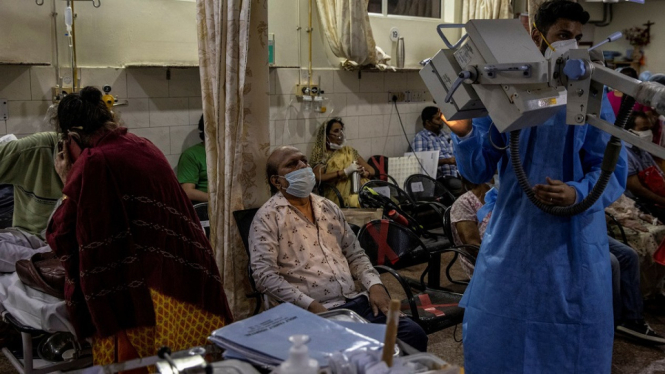 Alami Krisis Kesehatan Akibat Corona, India Kerahkan Mantan Nakes Militer