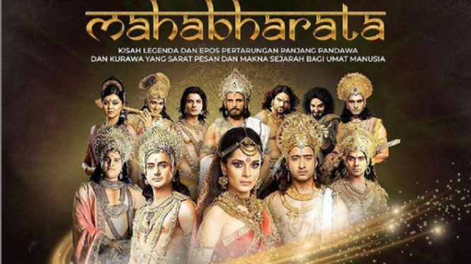 Serial India ANTV, Mahabharata. (Foto: Instagram @antv_official)