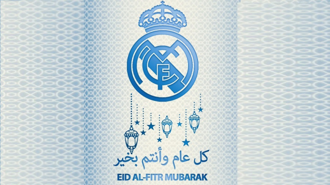 Real Madrid Ucapkan Selamat Idul Fitri kepada Umat Muslim di Seluruh Dunia (Foto Instagram)