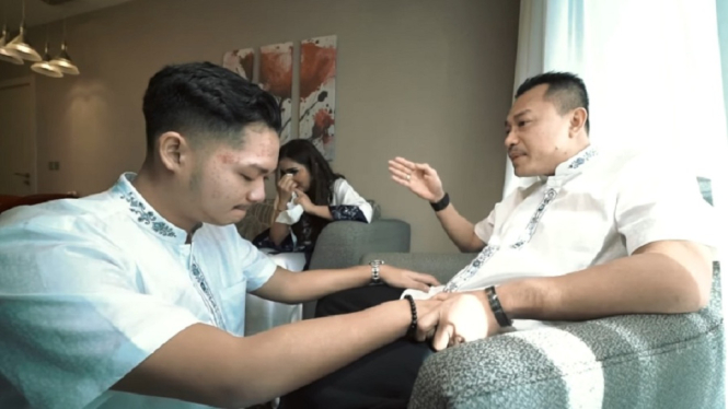 Beri Wejangan untuk Azriel saat Sungkeman, Anang Hermansyah Singgung Soal Kematian (Foto: Instagram)