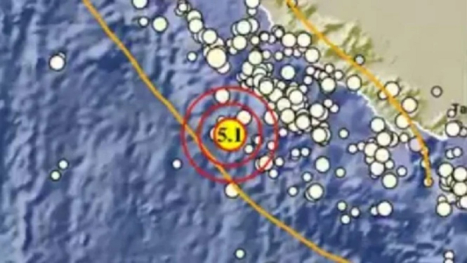 Gempa Bumi Magnitudo 7,2 Guncang Nias, Ini Kata Bupati Nias Barat (Foto BMKG)
