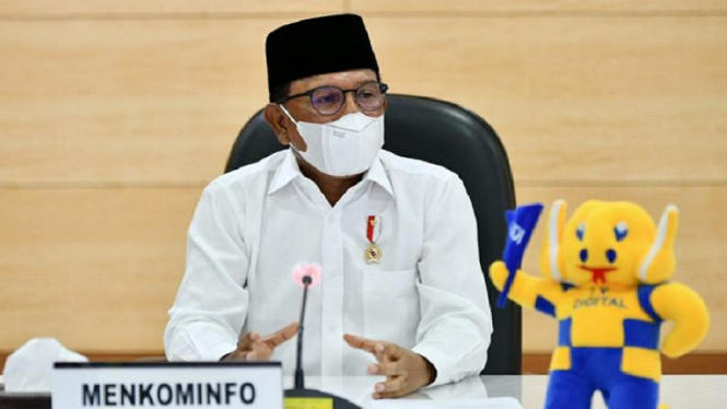 Menteri Kominfo Johnny G Plate lebaran Digital sukses