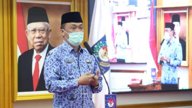 Ketua Umum Korpri Berharap Agar ASN Tegak Lurus dengan Pancasila (Foto Puspen Kemendagri)