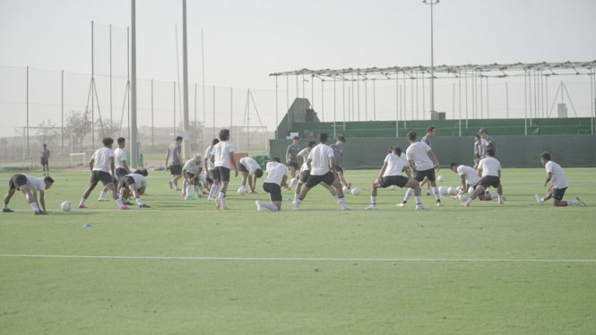 Timnas Matangkan Taktik Jelang Laga Uji Coba Pertama vs Afghanistan