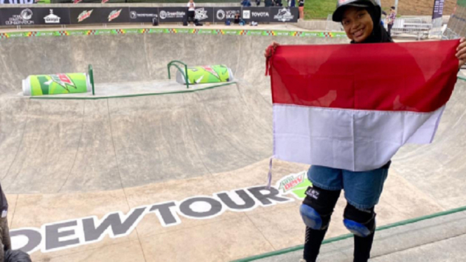 Nyimas Bunga, Skater Muda Indonesia Yang Kompetitif di Ajang Internasional
