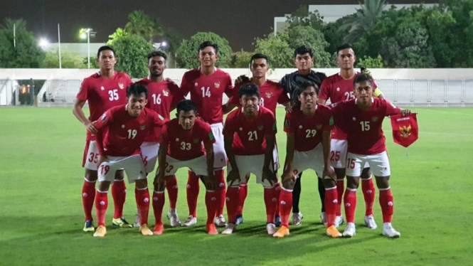 Timnas Indonesia kalah dari Afghanistan dalam ujicoba di UEA