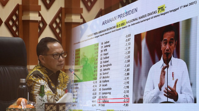 Mendagri Pastikan Realisasi APBD Genjot Pertumbuhan Ekonomi Kuartal II hingga Penanganan Covid-19 (Foto Puspen Kemendagri)