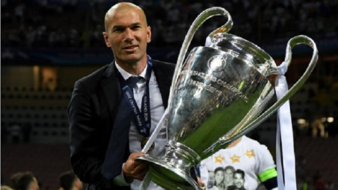 Zinedine Zidane Resmi Tinggalkan Real Madrid, Pindah ke Mana (Foto Twitter)