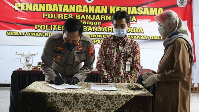 Polres Banjarnegara Jalin Kerjasama Sarsipol dengan Politeknik, Ini Tujuannya (Foto Humas Polres Banjarnegara)