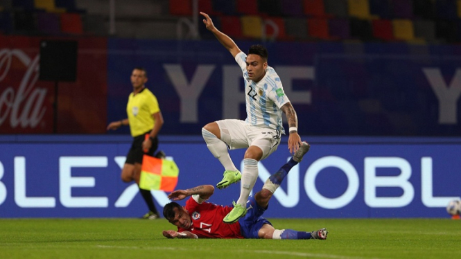 Argentina vs Chile 1-1 Conmebol
