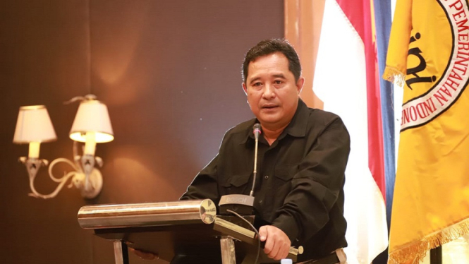 Dirjen Politik dan PUM Kemendagri, BahtiarTerpilih Jadi Ketua Umum MIPI (Foto Puspen Kemendagri)