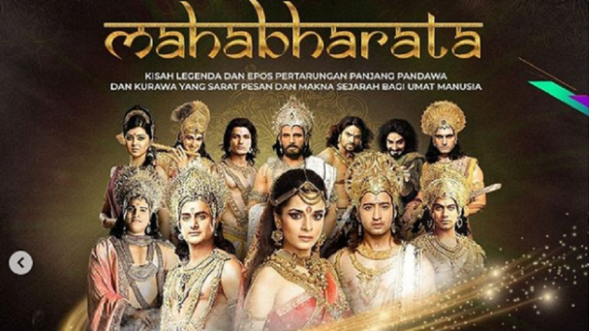 Serial India ANTV, Mahabharata. (Foto: Instagram @antv_official)