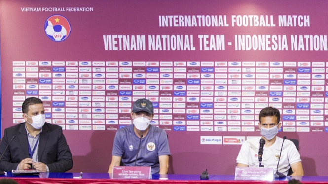Timnas Indonesia vs Vietnam Preskon di Kualifikasi Piala Dunia UEA