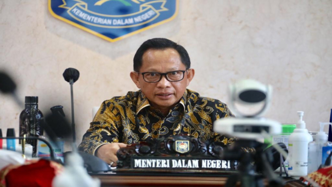 Mendagri Minta Bupati/Walikota Jalankan Program Pengendalian Covid-19 dan Pemulihan Ekonomi (Foto Puspen Kemendagri)