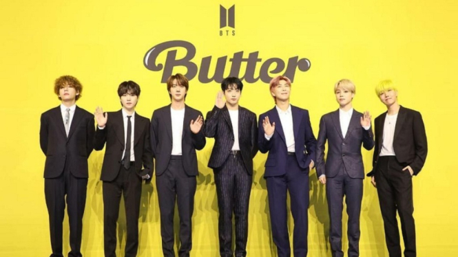 Geser Rekor Ed Sheeran dan Justin Bieber, BTS 'Butter' Ada di Puncak United World Track Chart!