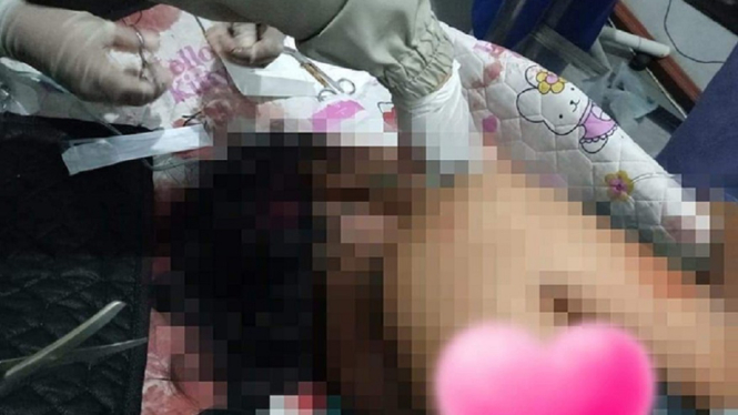 Terungkap, Pria Penusuk Ibu Hamil Ingin Mencuri Uang Korban (Foto Dok. Polres Palangkaraya)
