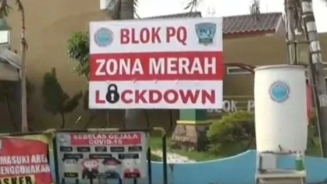 Ada 12 Orang Positif Covid-19, Lingkungan Rumah Wakil Wali Kota Bekasi di-Lockdown (Foto VIVA)