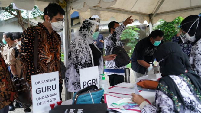 Jelang PTM Juli 2021, Dinkes Kota Bogor: 90 Persen Guru Sudah Vaksin Covid-19