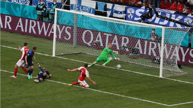 Euro 2020: Laga Dilanjutkan, Finlandia Tundukkan Denmark dengan Skor Tipis 1-0