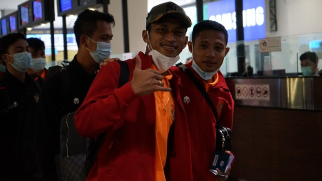 Timnas Indonesia Karantina Mandiri di Hotel saat tiba di Jakarta