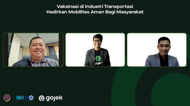 Terluas di Indonesia, Vaksinasi Mitra Driver Gojek Makin Masif (Foto Diskusi Vaksinasi di Industri Transportasi)