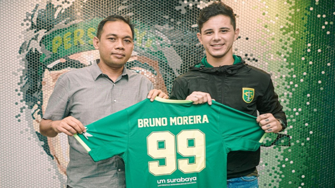 Bruno Moreira 22 tahun resmi dikontrak Persebaya