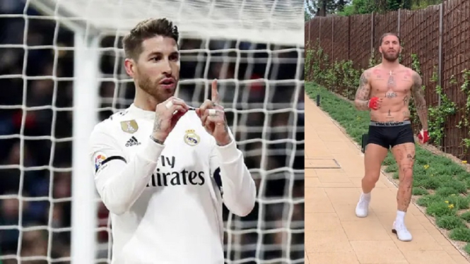 Sergio Ramos Resmi Berpisah dengan Real Madrid, Inilah Aktivitas Terakhirnya (Foto Kolase)