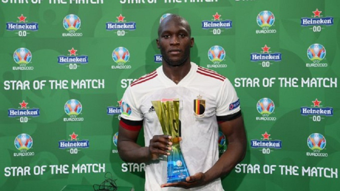 Romelo Lukaku terpilih sebagai Man of the match