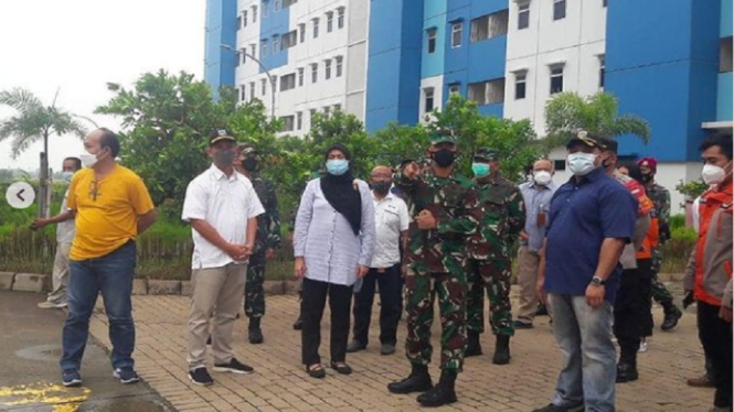 pangdam jaya meninjau kesiapan pasien covid