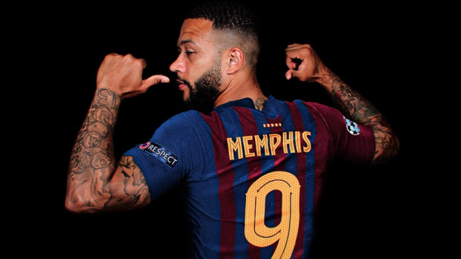 Memphis Depay Resmi Hijrah ke Barcelona dari Olympique Lyon (Foto Twitter)