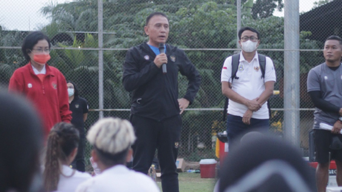 Timnas Wanita Kembali Jalani TC di Jakarta Ketum PSSI Mochamad Iriawan