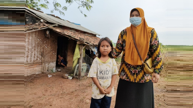 Miris, Tak Bisa Sekolah, Bocah 7 Tahun Harus Merawat Ibunya yang OGDJ Seorang Diri (Foto ANTV-Opih)