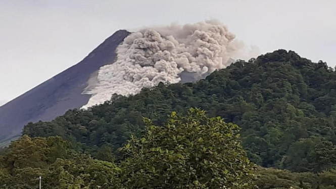 Gunung Merapi Erupsi Lagi, 3 Kali Luncurkan Awan Panas Sejauh Maksimum 3.000 Meter