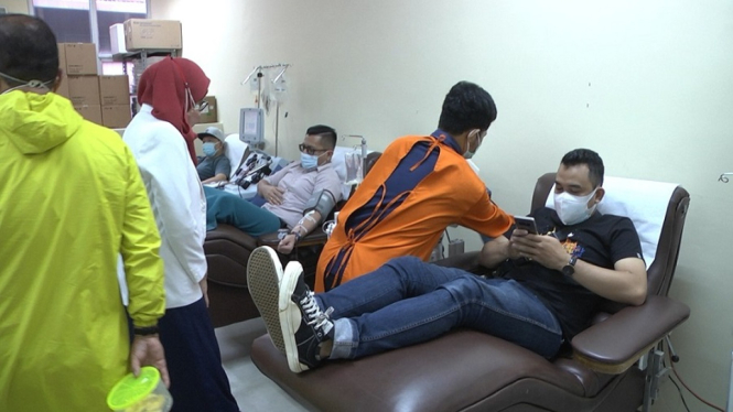 Permintaan Donor Plasma di DKI Jakarta Meningkat Hingga 80 Per Hari (Foto ANTV-Wisnu)